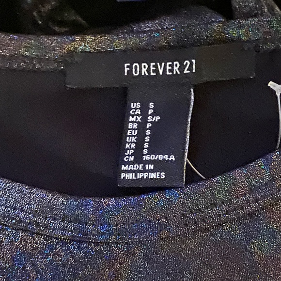 Forever 21 sparkly crop top - Picture 5 of 5